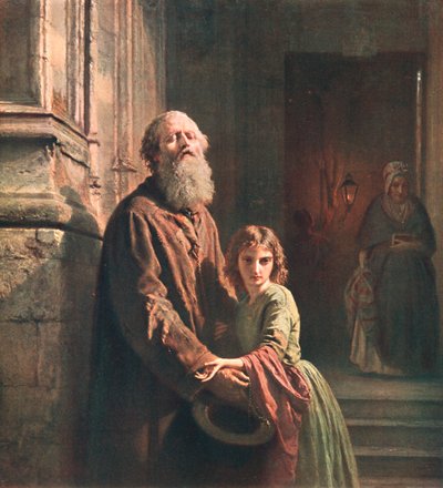 ブラインド乞食、1853年、c1902。 作： Unbekannt