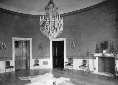 ホワイトハウスのブルールーム、ワシントンDC、アメリカ、1908 作： Unbekannt