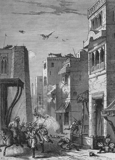 モールタンに入るイギリス軍、c1880 作： Unbekannt