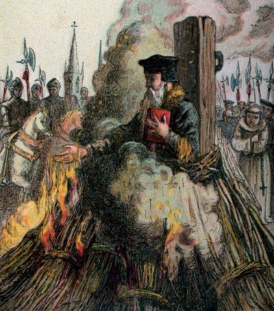 クランマーのバーニング、1556、c1850 作： Unbekannt