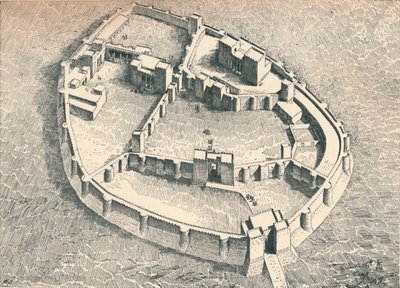 北シリアのセンドシリ城、1902年、1903年 作： Unbekannt