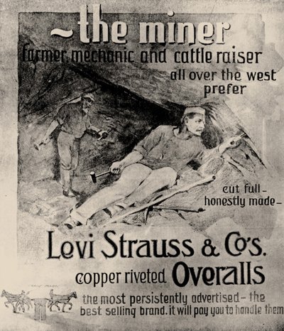 カタログカバーLevi Strauss＆Co.、1905年。 作： Unbekannt