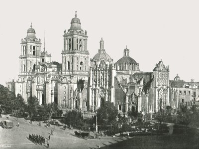 大聖堂、メキシコシティ、メキシコ、1895年。 作： Unbekannt
