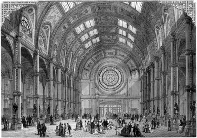 セントラルホール、アレクサンドラパレス、ロンドン、1875 作： Unbekannt