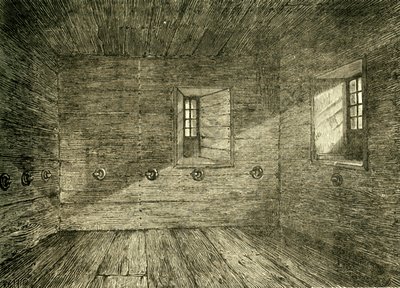 ロラードが閉じ込められたランベス宮殿の商工会議所、c1878。 作： Unbekannt