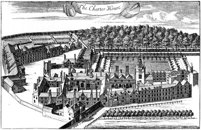 チャーターハウス病院、ロンドン、1775年、1893年 作： Unbekannt