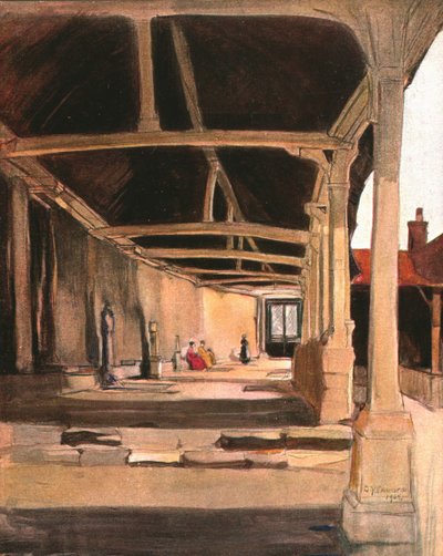 回廊、Montevilliers、c1900。 作： Unbekannt