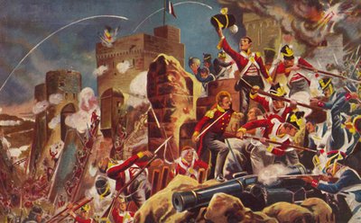 コンノートレンジャーズ。バダホスでの城塞の捕獲、1812年、1939年 作： Unbekannt
