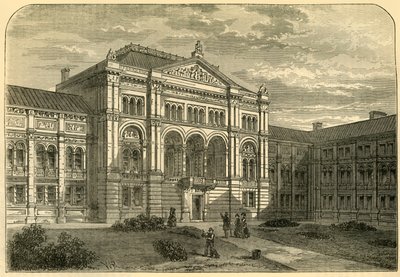サウスケンジントン駅の裁判所、c1876。 作： Unbekannt
