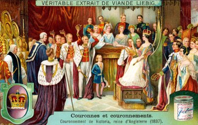 1837年のイングランドの女王、ビクトリア王冠、c1900 作： Unbekannt