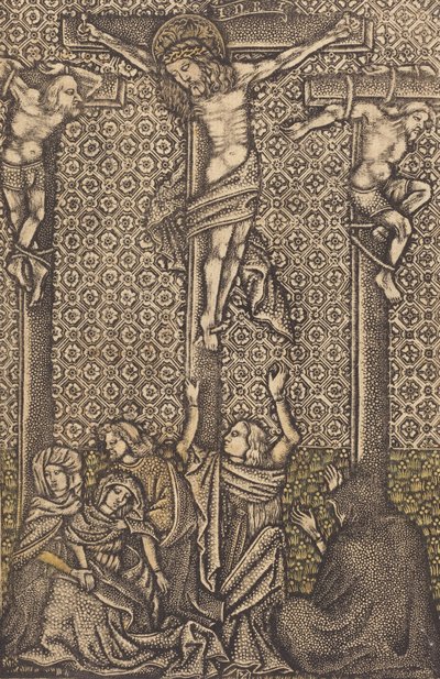 はりつけ、c。 1460年。 作： Unbekannt