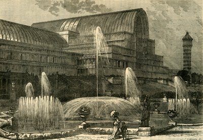 クリスタルパレス、南から、c1878。 作： Unbekannt