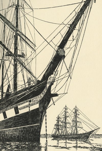 カティサーク1869、ファルマスハーバー、1938 作： Unbekannt
