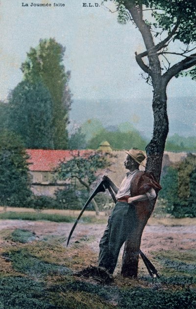 日の終わり、c1900 作： Unbekannt