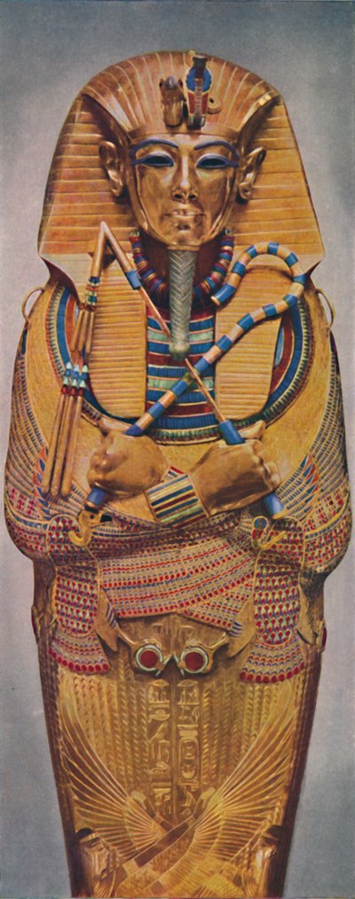 死んだファラオの黄金の棺、c1935 作： Unbekannt