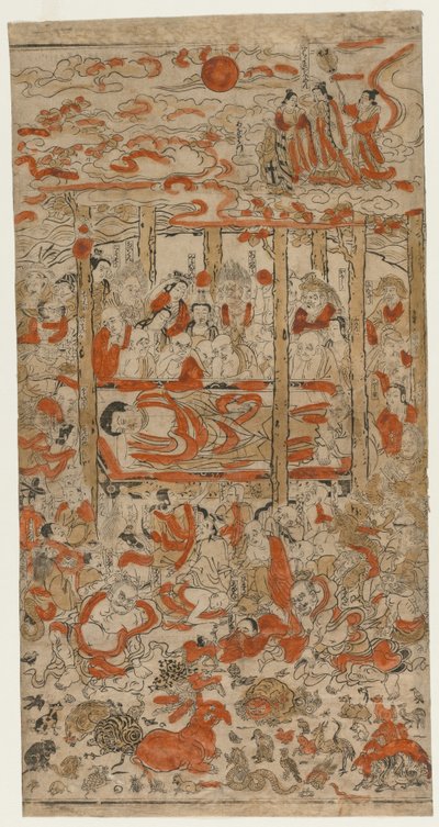仏の死、c。 1710年代。 作： Unbekannt