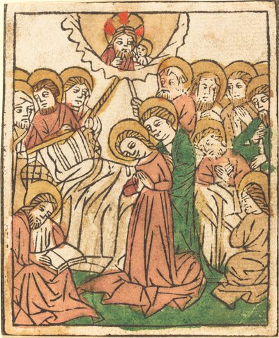 処女の死、c。 1460年。 作： Unbekannt