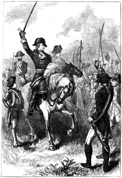 独立宣言はアメリカ軍に読みました、1776 c1880 作： Unbekannt