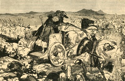アドニゼーデックの敗北、1890年。 作： Unbekannt