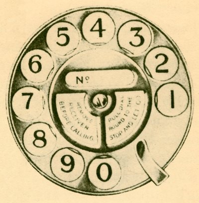 ダイヤルスイッチ、c1930。 作： Unbekannt