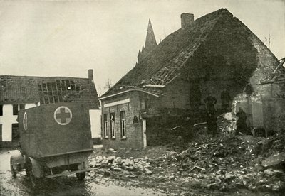 赤十字の難しさと危険、1919年。 作： Unbekannt