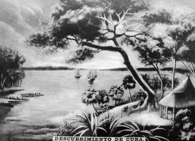 キューバの発見、15世紀、1920年代 作： Unbekannt
