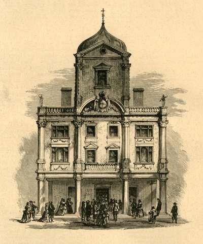 ドーセットガーデンシアター、ホワイトフライアーズ、1897年。 作： Unbekannt