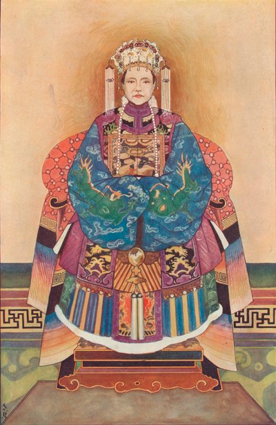 1908年の中国のDowager皇后 作： Unbekannt