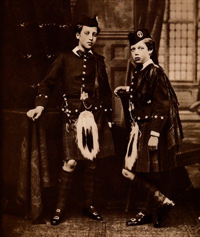 クラレンス公とジョージ王、1875年1935年 作： Unbekannt
