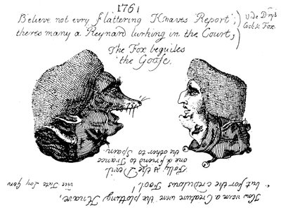 ニューカッスル公爵とホランド卿、1761年1905年 作： Unbekannt