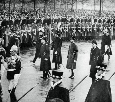 1936年、1937年のキングジョージ対葬列のヨーク公爵 作： Unbekannt