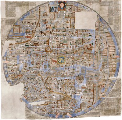 エブストルフ地図c。 1300 作： Unbekannt