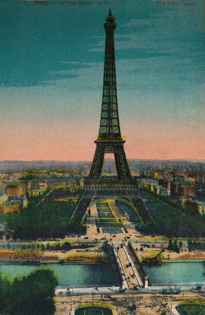 エッフェル塔、パリ、c1920 作： Unbekannt