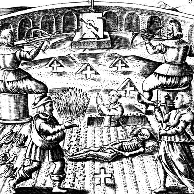 バジルバレンタインの8番目の鍵、伝説的な15世紀のドイツの修道士、1651年 作： Unbekannt