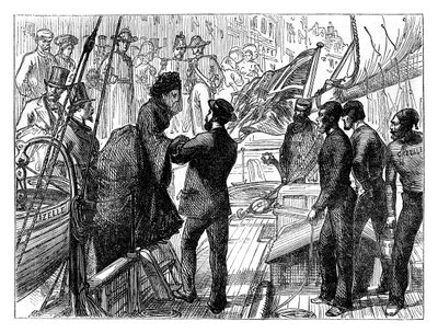 19世紀後半にガゼルに着陸したフランスの皇后、1870年 作： Unbekannt