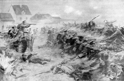 1926年1914年11月11日、ベルギーはベルギーのイープル戦線でドイツ人を後退させる 作： Unbekannt