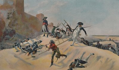 例。 -エーカーの襲撃でのクリーバー、1799年、1896年 作： Unbekannt
