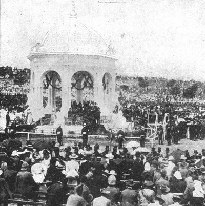 オーストラリア連邦、1901年...ホプトゥーン卿によるシドニーでの誓いの署名...、1901年。 作： Unbekannt