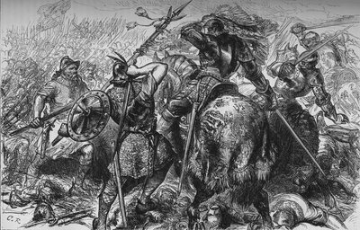 1547年9月10日、ピンキーでの標準のための戦い、c1880 作： Unbekannt