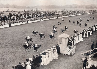 ロイヤルハントカップのフィニッシュ、c1903。 作： Unbekannt