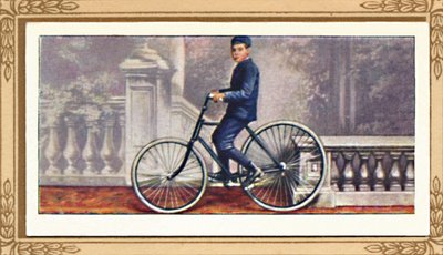 最初の空気圧タイヤ自転車、1939年 作： Unbekannt