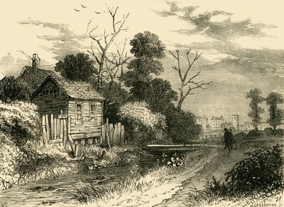 セントパンクラス近くのフリートリバー、1825年、c1876。 作： Unbekannt