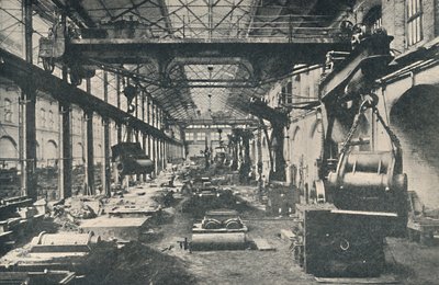 スウィンドンワークスの鋳造所、c1917 作： Unbekannt