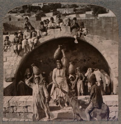 聖母の泉、ナザレ、c1900 作： Unbekannt