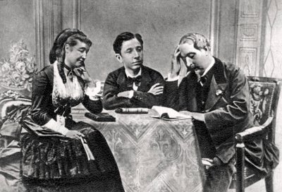 亡命中のフランス帝国家族、ケント州チスルハースト、1871-1873年 作： Unbekannt