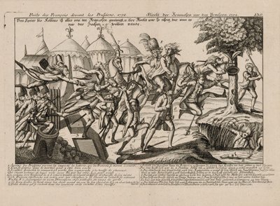 1792年頃、プロイセンから逃れたフランス軍。 作： Unbekannt