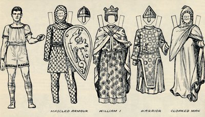 英国衣装のギャラリー：ノーマンタイムズで着用した服装の人々、c1934 作： Unbekannt