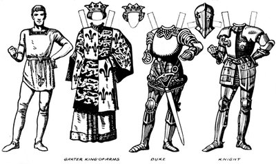 英国衣装のギャラリー：リチャード3世の治世で着用されたドレス、c1934 作： Unbekannt
