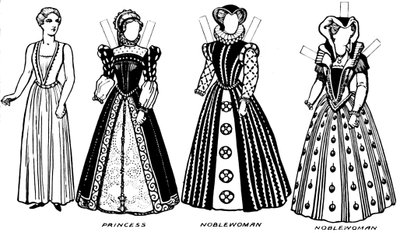 衣装のギャラリー：メアリー女王が統治したときに着用されたドレス、c1934 作： Unbekannt