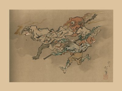 ゴブリン飛行、18世紀初頭から19世紀初頭、1886年 作： Unbekannt